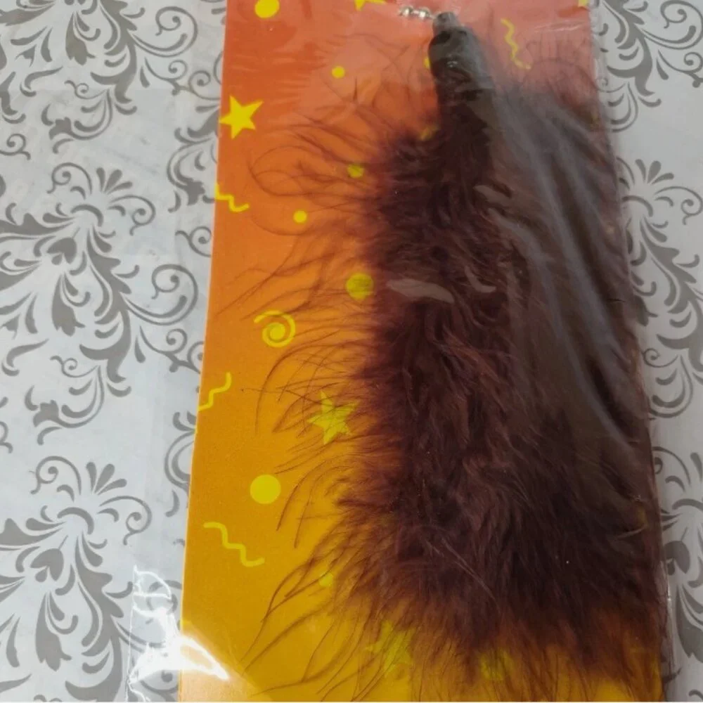 Lot of 3 Lazy Pet Interactive Tail Tease Cat Toy Brown, Blue, & Purple C8